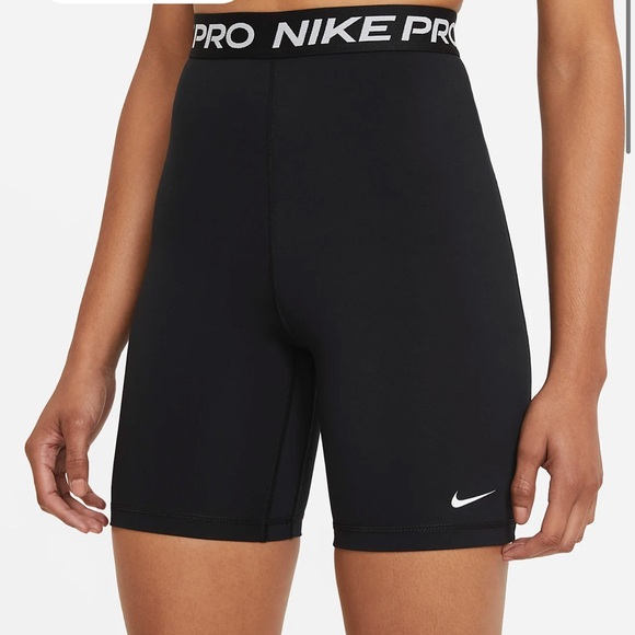 Nike Pants - Nike Pro 365 Women's High-Waisted 7" Shorts Black Size Medium